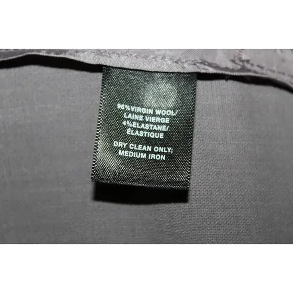 NWT Lafayette148 Trouser Wide Leg Pants Wool Blend Soapstone Size 14 H10126 - Picture 9 of 11